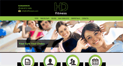 Desktop Screenshot of hdfitnessni.com